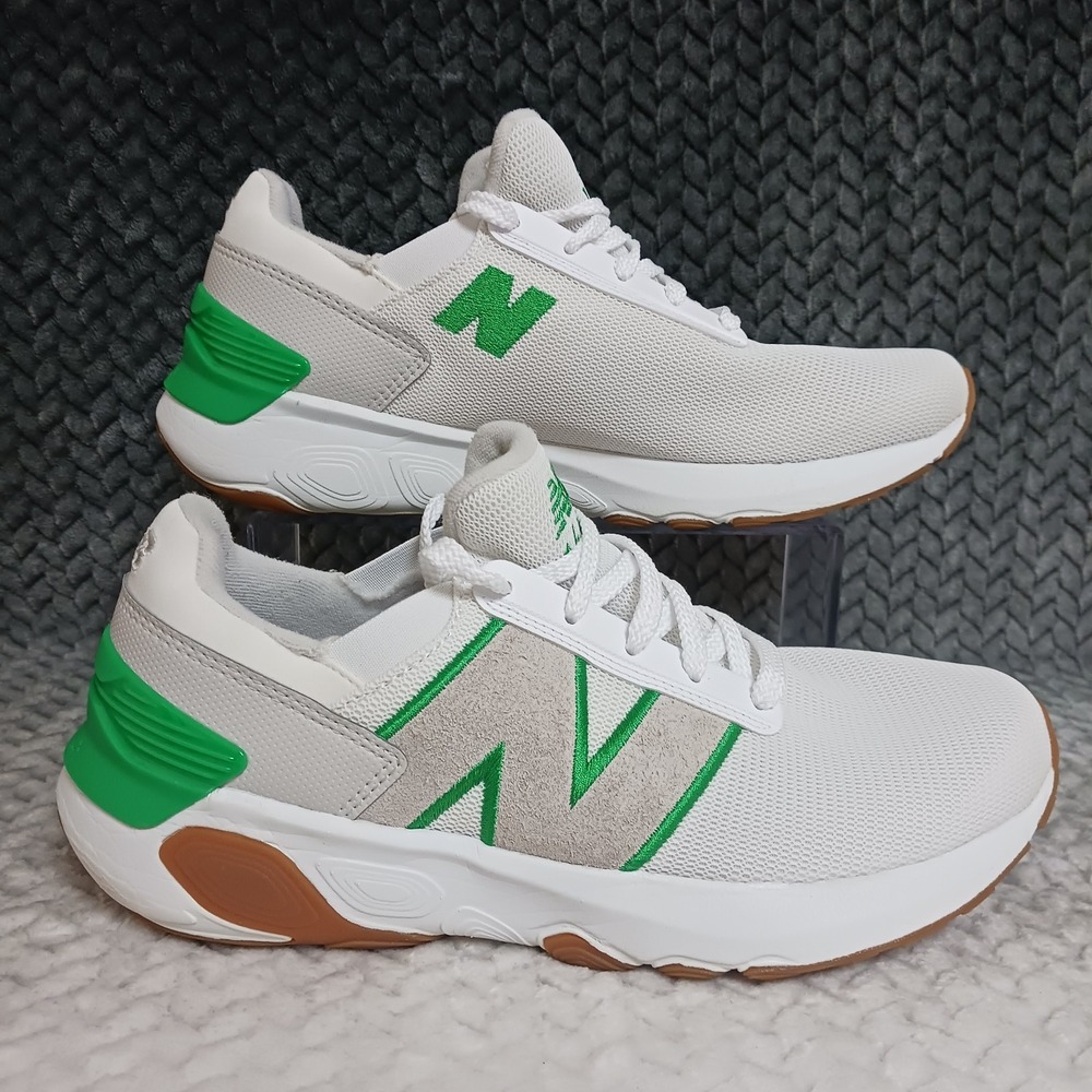 New Balance Fresh Foam X 1440 White Kelly Green Mens Walking Running Shoes Sz 10